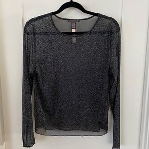 VS Sparkly Black Long Tee
